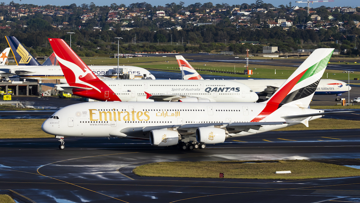 A380s are a common sight at Sydney Airport. (Seth Jaworski)