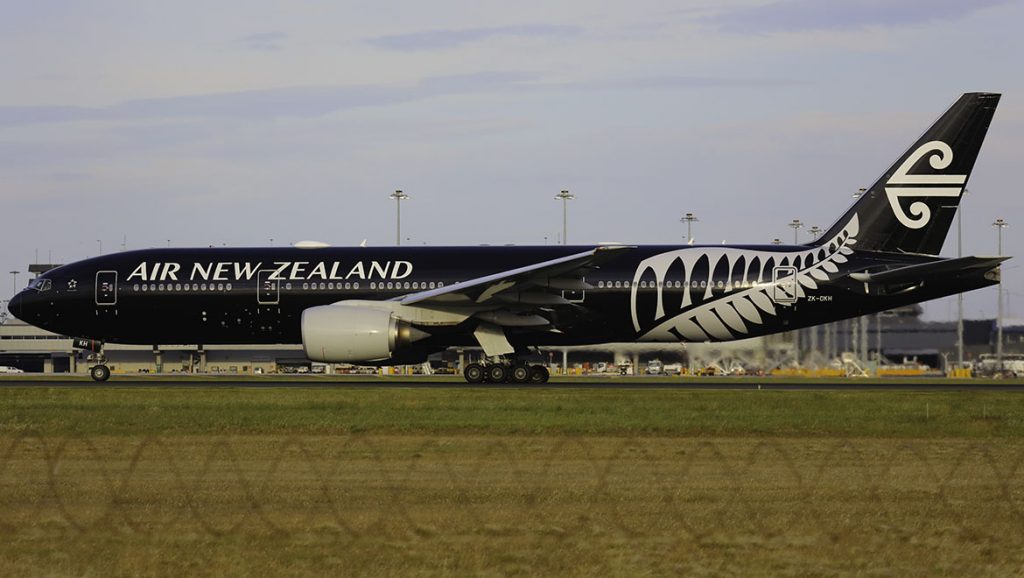 A file image of an Air New Zealand Boeing 777-200ER. (Victor Pody)