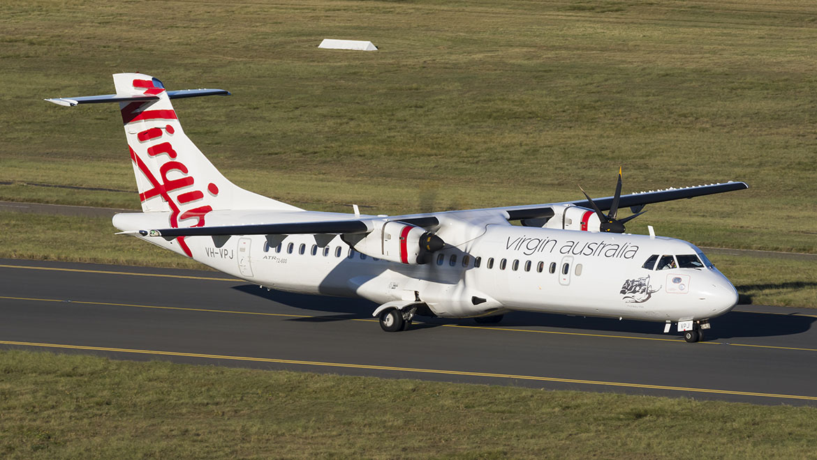 Virgin Australia operates ATR 72-600 from Sydney to a number of regional destinations in NSW. (Seth Jaworski)