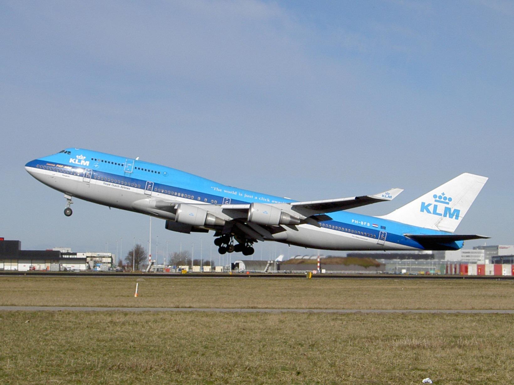A file image of Boeing 747-400 PH-BFP in KLM livery. (Commons Wikimedia/Alf van Beem)