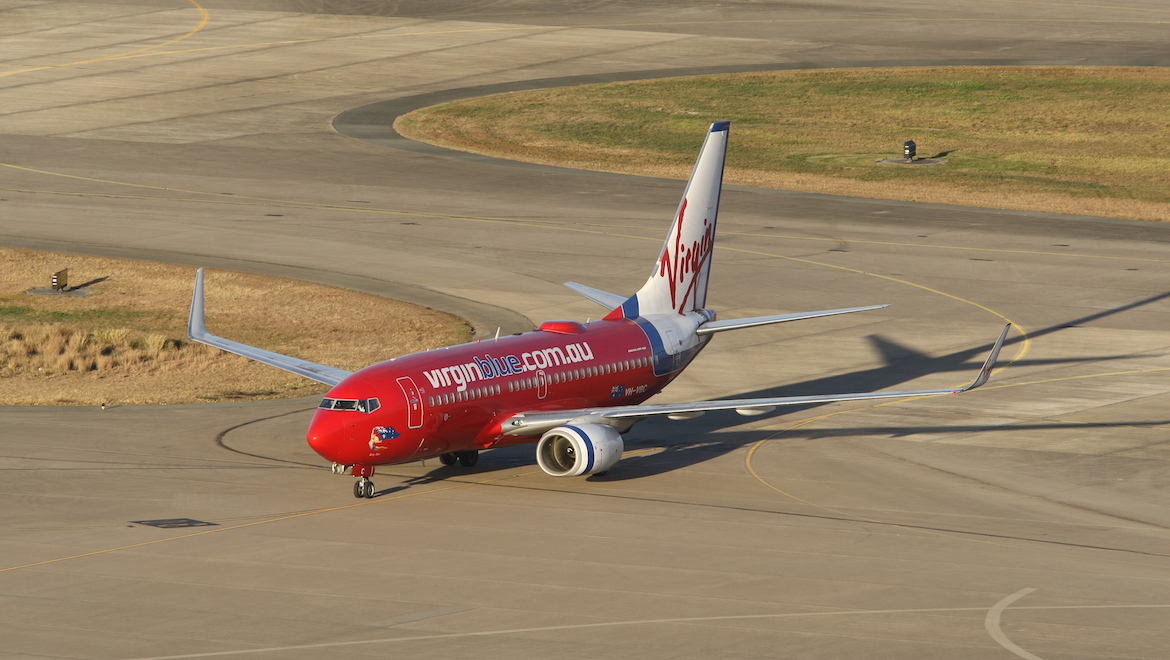 Virgin Blue operated Boeing 737 aircraft. (Australian Aviation)