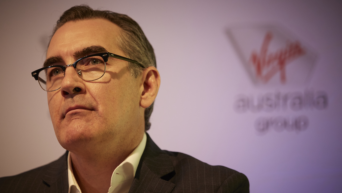 A file image of chief executive Paul Scurrah. (Virgin Australia)