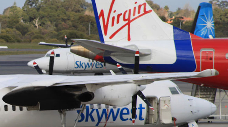 Skywest became Virgin Australia regional airlines in 2013. (Steve Allsopp)