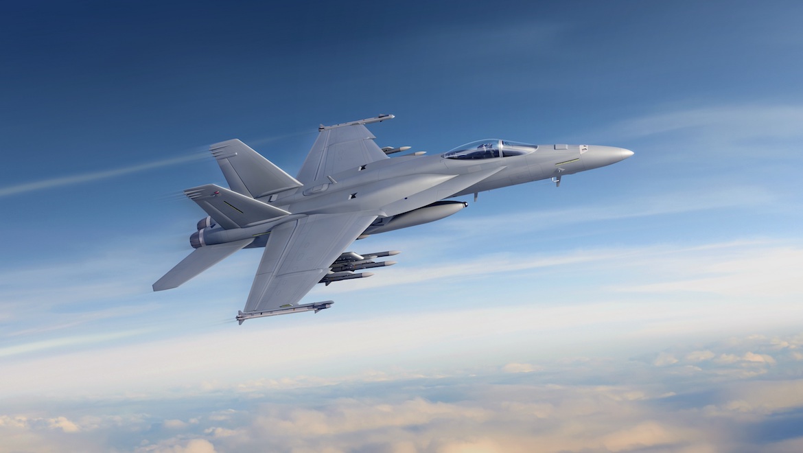 The first Block III Super Hornets will be delivered to the US Navy in 2020. (Boeing)