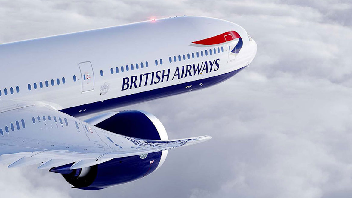 An artist's impression of a Boeing 777-9X in British Airways livery. (Boeing)