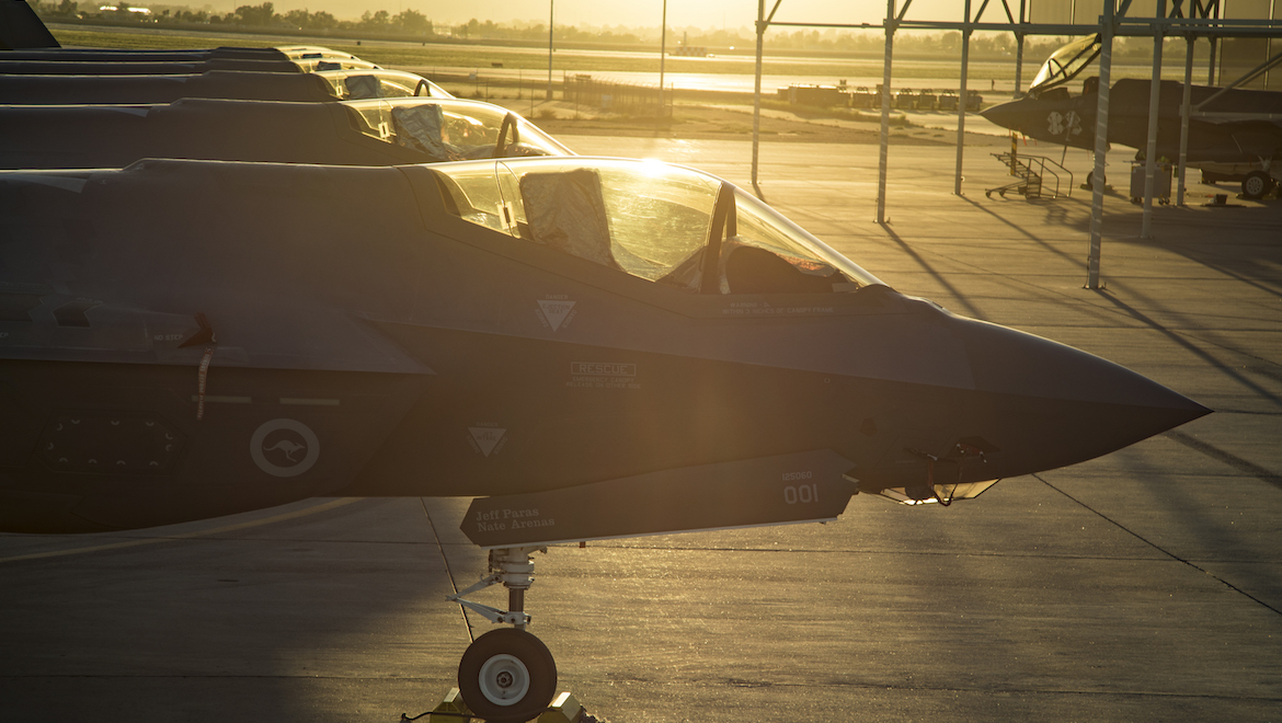 F-35s at Luke Air Force Base. (Defence)