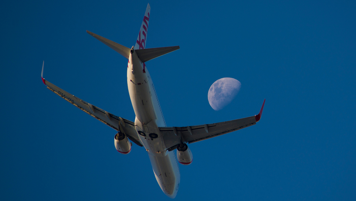 Captain Huntington flies Boeing 737s with Virgin Australia. (Peter Chrismas)