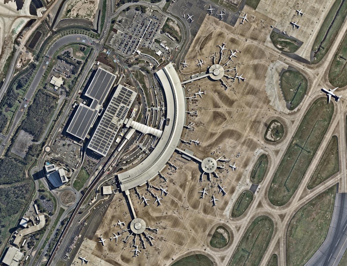 An aerial look at Brisbane Airport. (Nearmap)