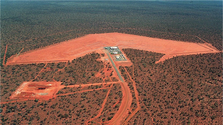 An aerial view of a JORN transmitter site at Laverton, WA. (Defence)