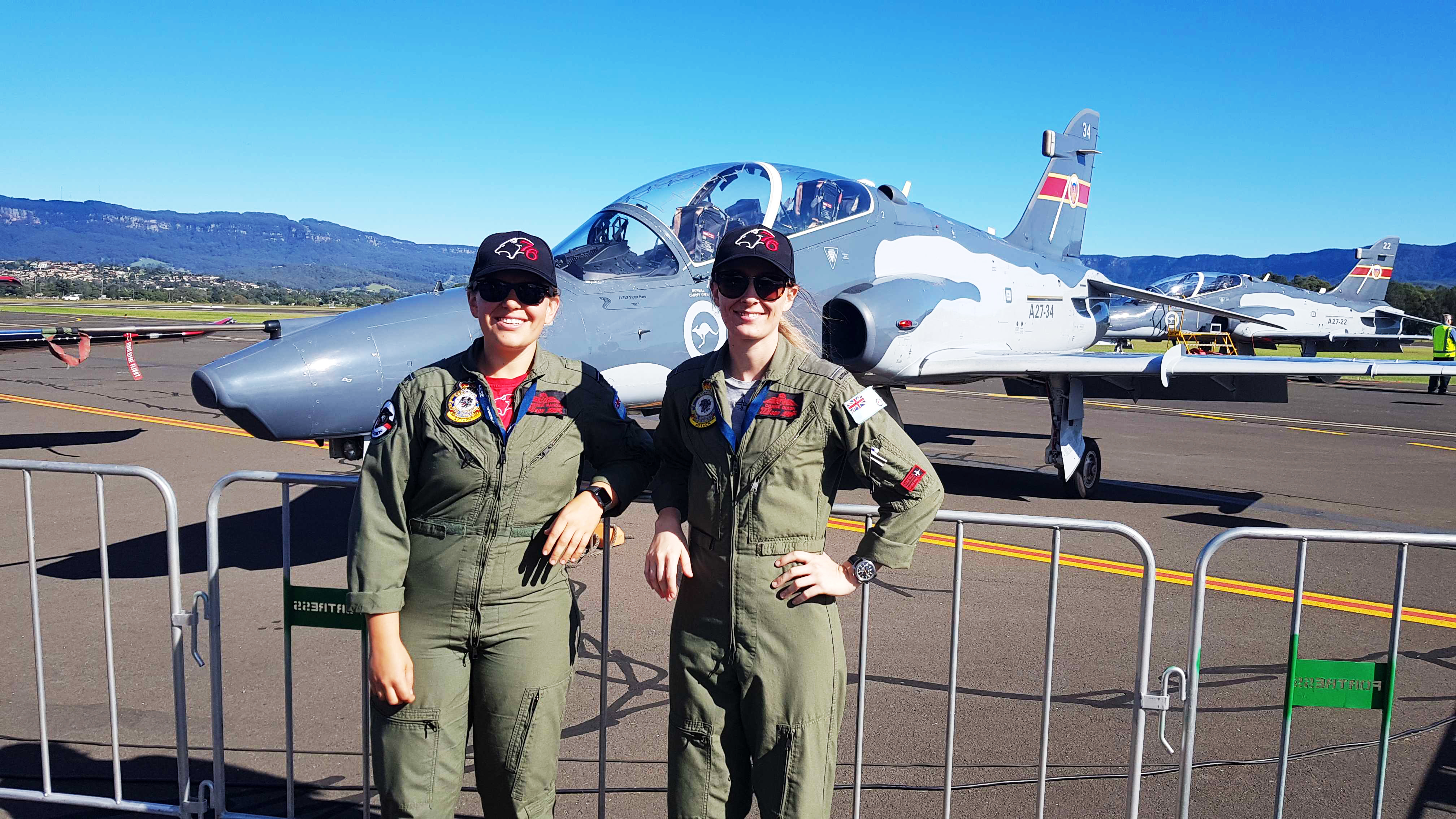 Trainees from 76SQN at Wings Over Illawarra.