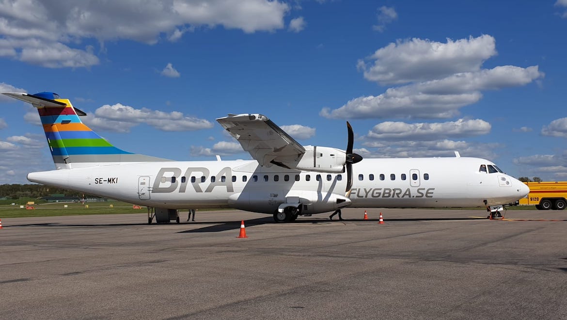 A Braathens Regional Airlines ATR 72-600 used for the "perfect flight". (ATR)
