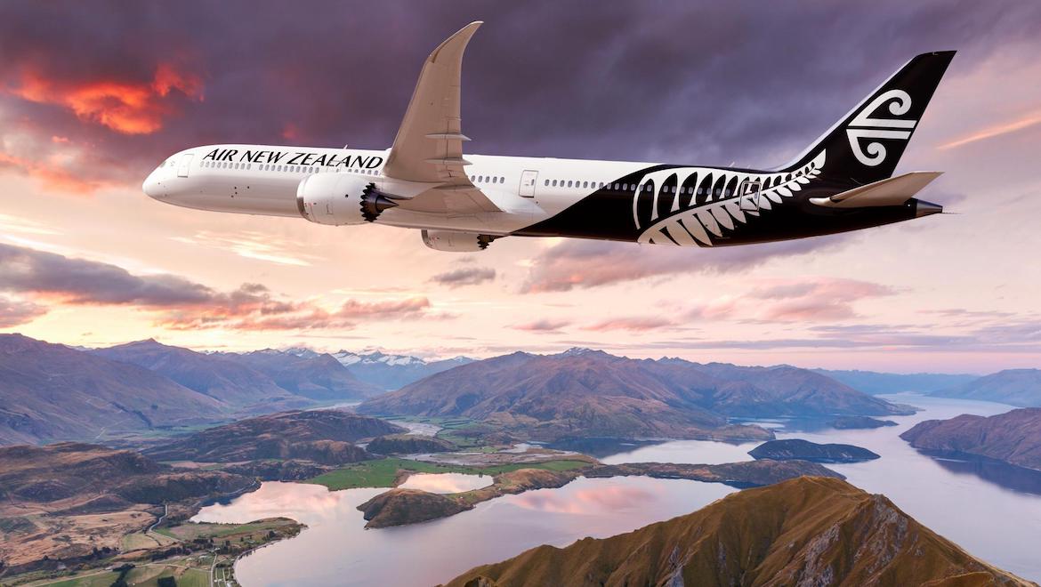 An artist's impression of a Boeing 787-10 in Air New Zealand livery. (Boeing/Twitter)