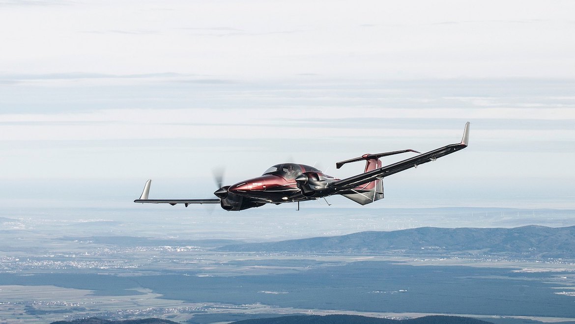 A file image of a Diamond DA42 from the manufacturer's website. (Diamond Aircraft)