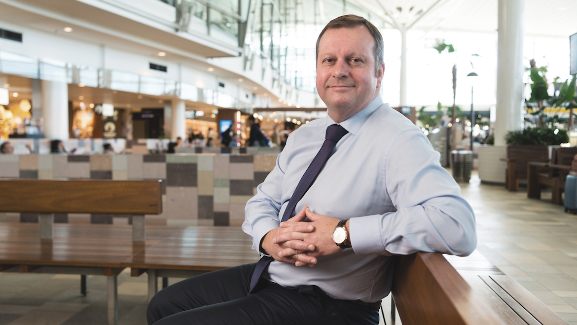 Brisbane Airport chief executive Gert-Jan de Graaff. (Brisbane Airport)