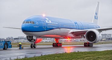 A file image of a KLM Royal Dutch Airlines Boeing 777. (KLM)