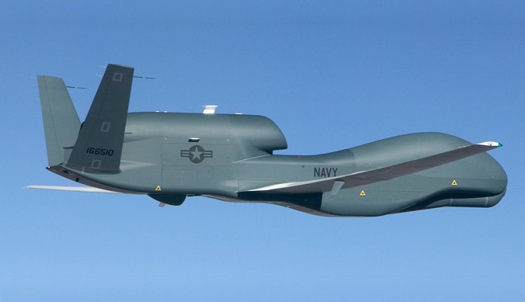 A file image of a US Navy RQ-4A Block 10 BAMS-D Global Hawk. (US Navy)