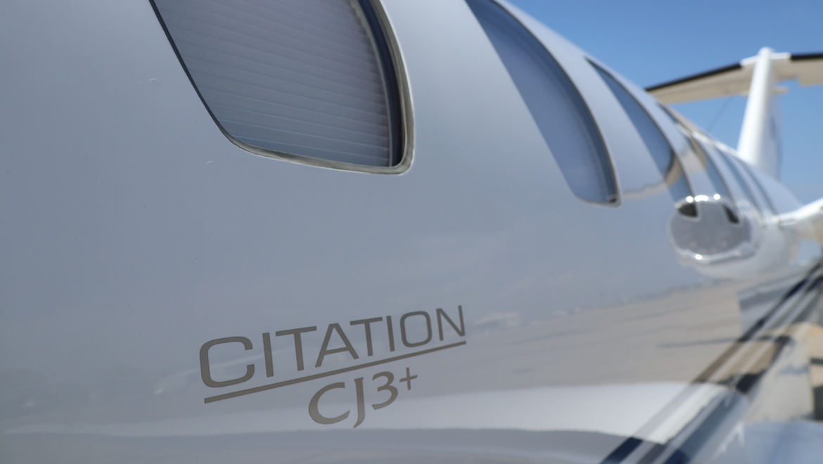 A look at the Cessna Citation CJ3+. (Grahame Hutchison)