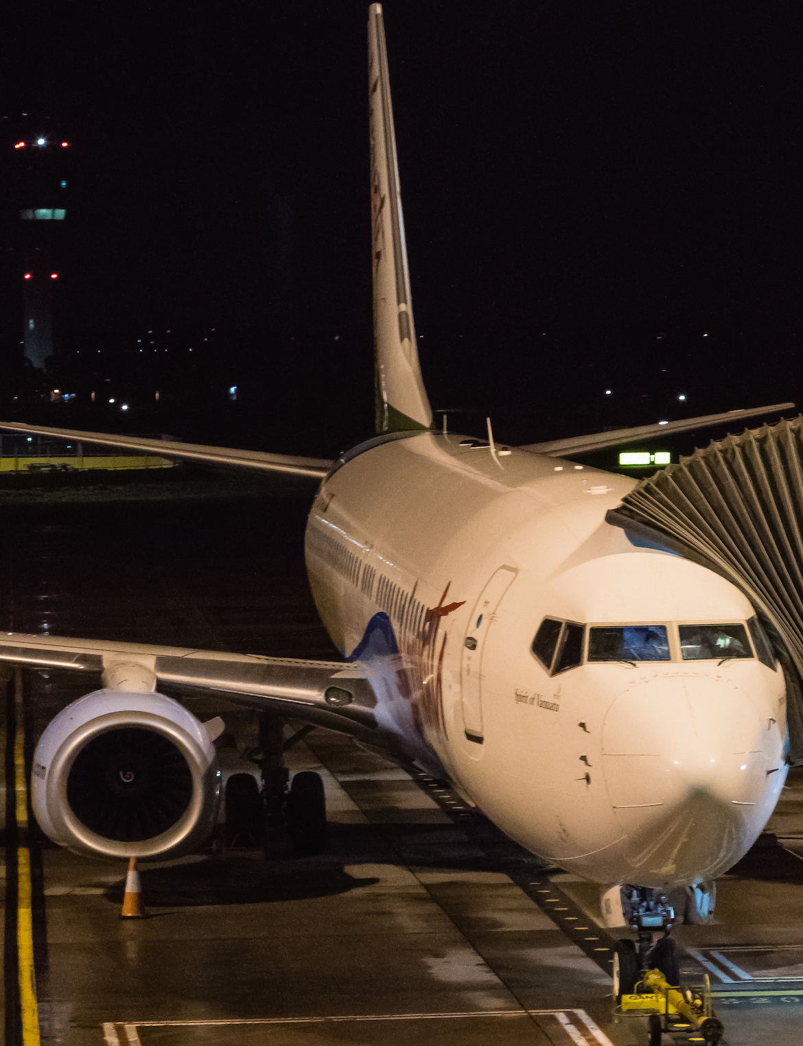 Air Vanuatu Boeing 737-800 at Melbourne Airport on June 20 2019. (Dave Soda)