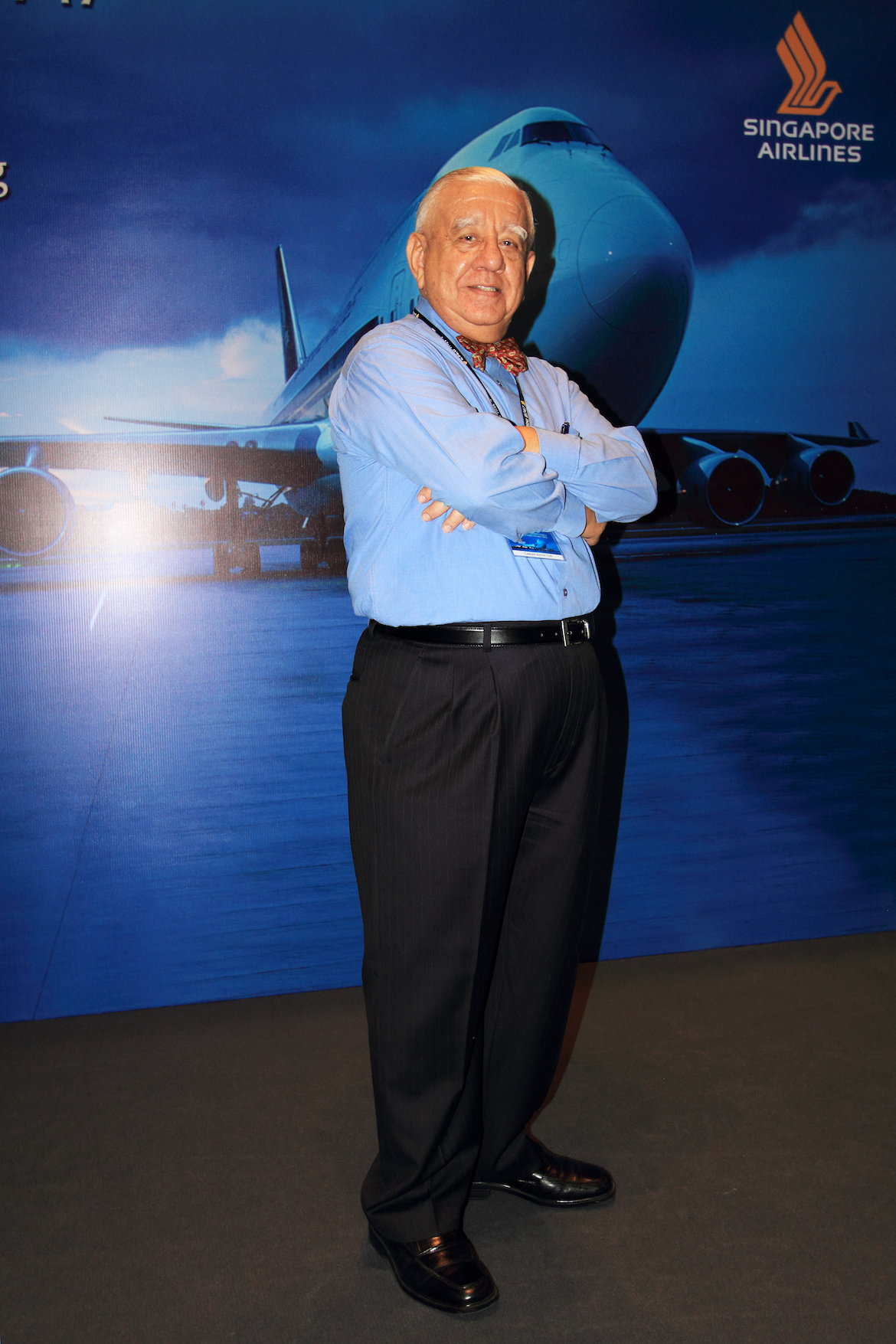 Singapore Airline’s first 747 pilot, retired Captain Kenneth Toft.