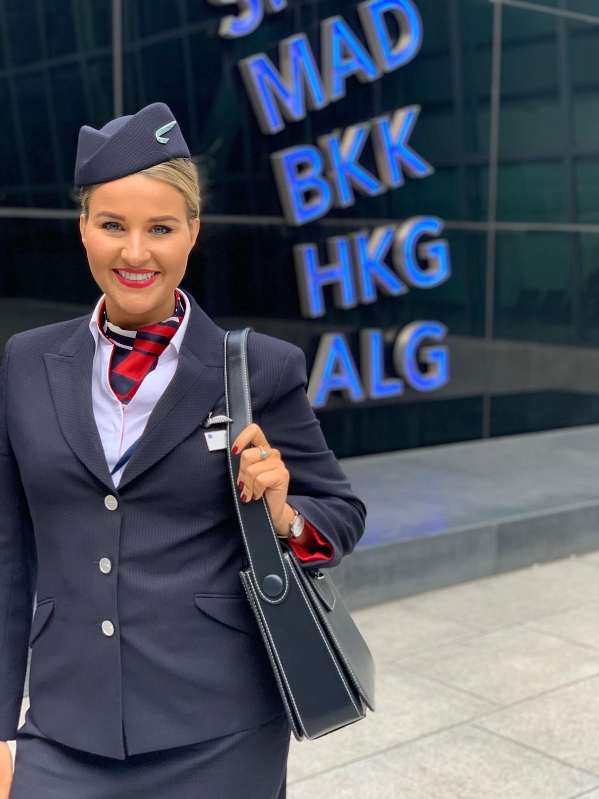 British Airways cabin crew member Julia Lowes. (British Airways)