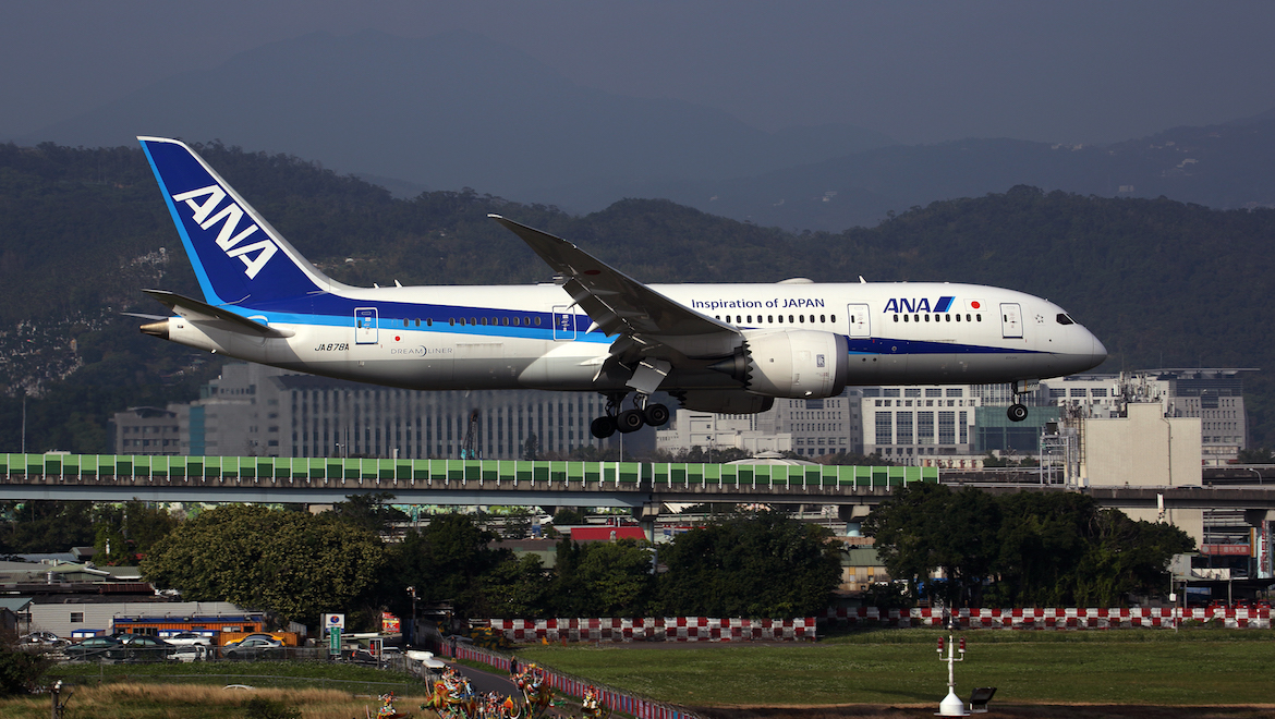All Nippon Airways will use Boeing 787-8s to serve Perth. (Rob Finlayson)