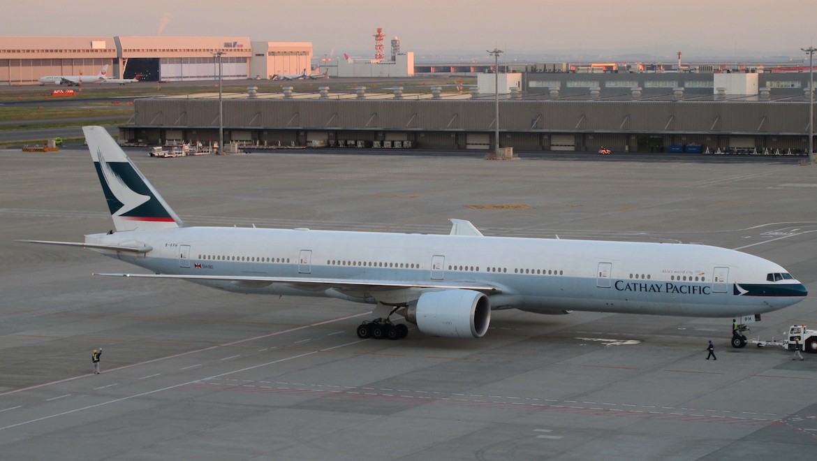 Cathay Pacific Boeing 777-300ER B-KPH. (Kentaro Iemoto/Wikimedia Commons)