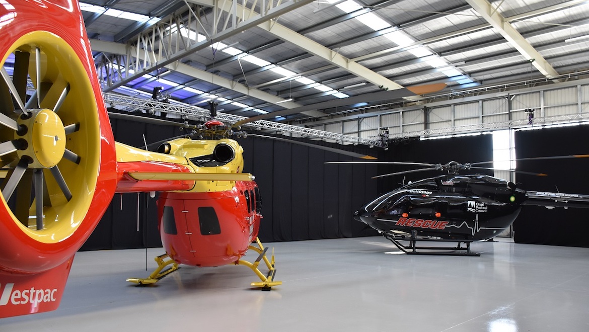 A supplied image of the H145 helicopter for New Zealand. (Airbus)