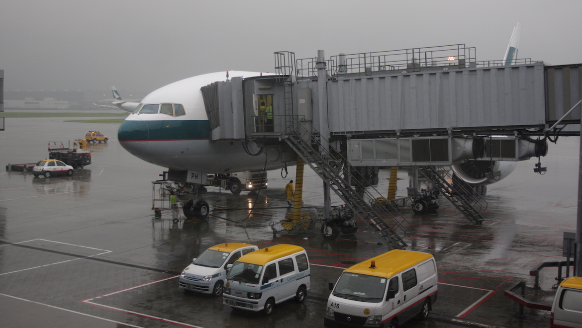 B-KPH’s delivery flight arrived in Hong Kong on the afternoon of May 30. (Andrew McLaughlin)