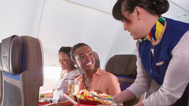 A promotional image of South African Airways cabin crew. (South African Airways/Facebook)