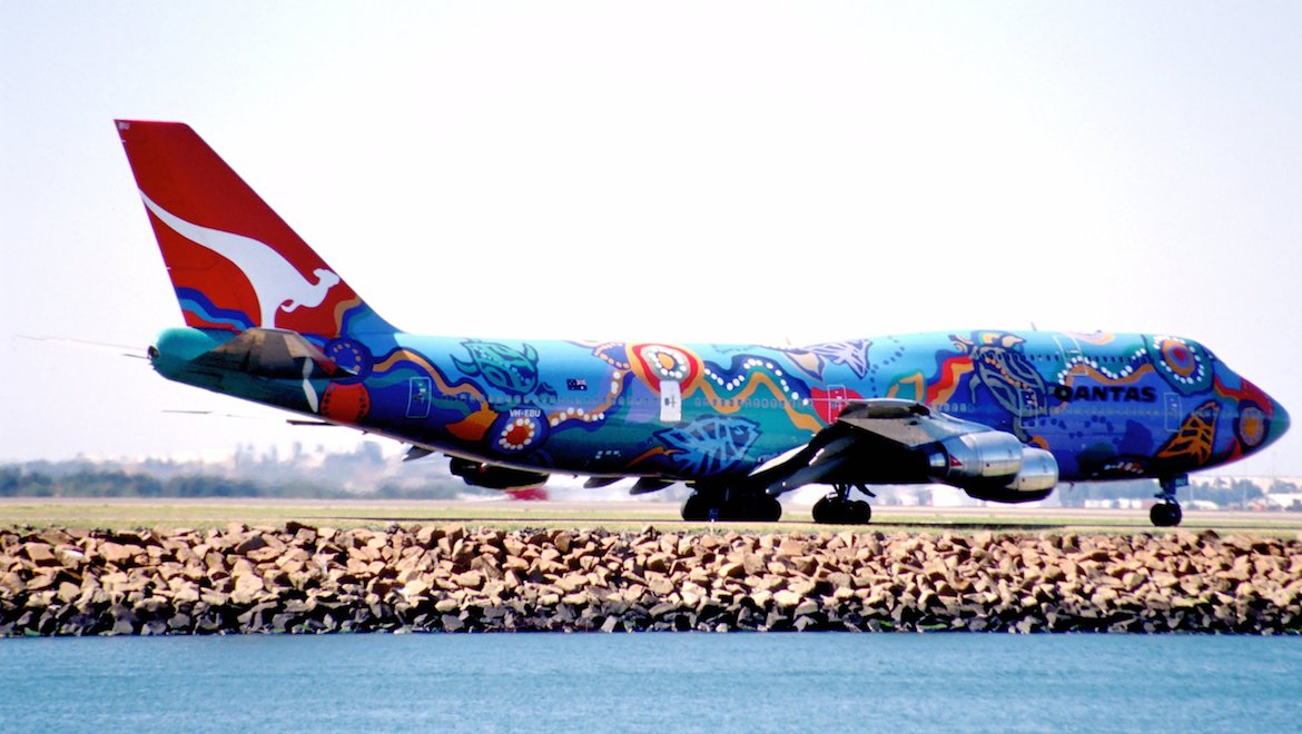 Qantas Boeing 747-300 VH-EBU Nalanji Dreaming. (Aero Icarus/Wikimedia Commons)