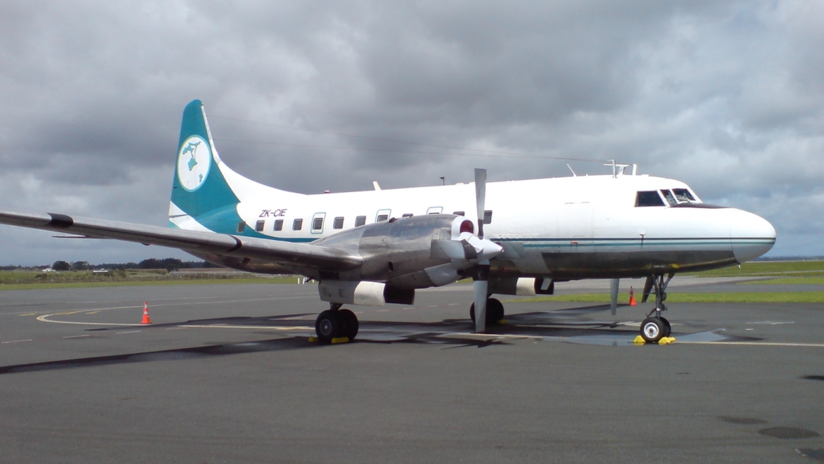 A file image of an Air Chathams Convair 580. (Air Chathams)