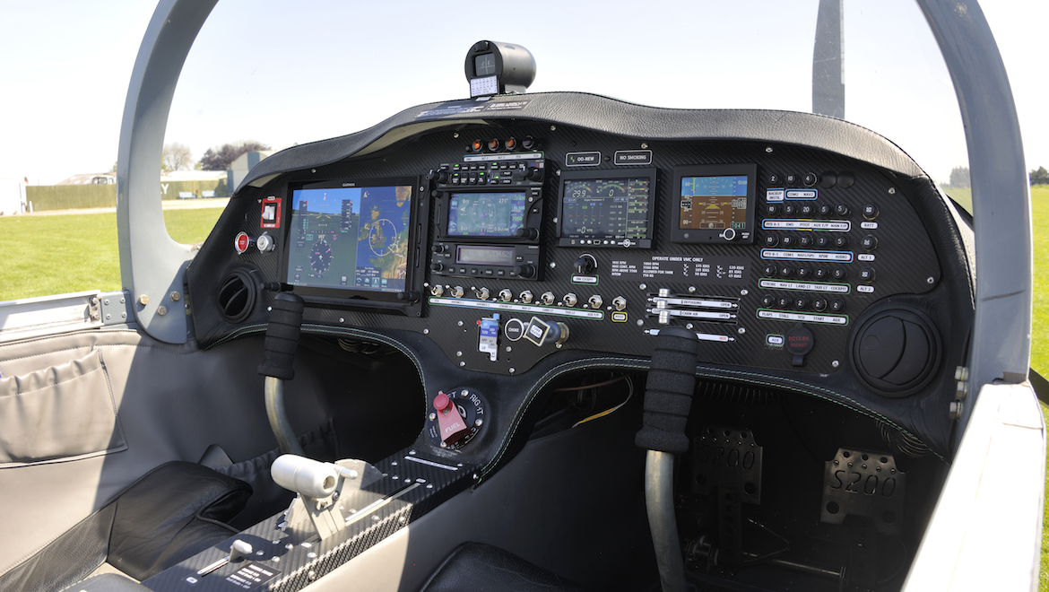 The cockpit of the Sonaca 200. (Keith Wilson/SFB Photographic)
