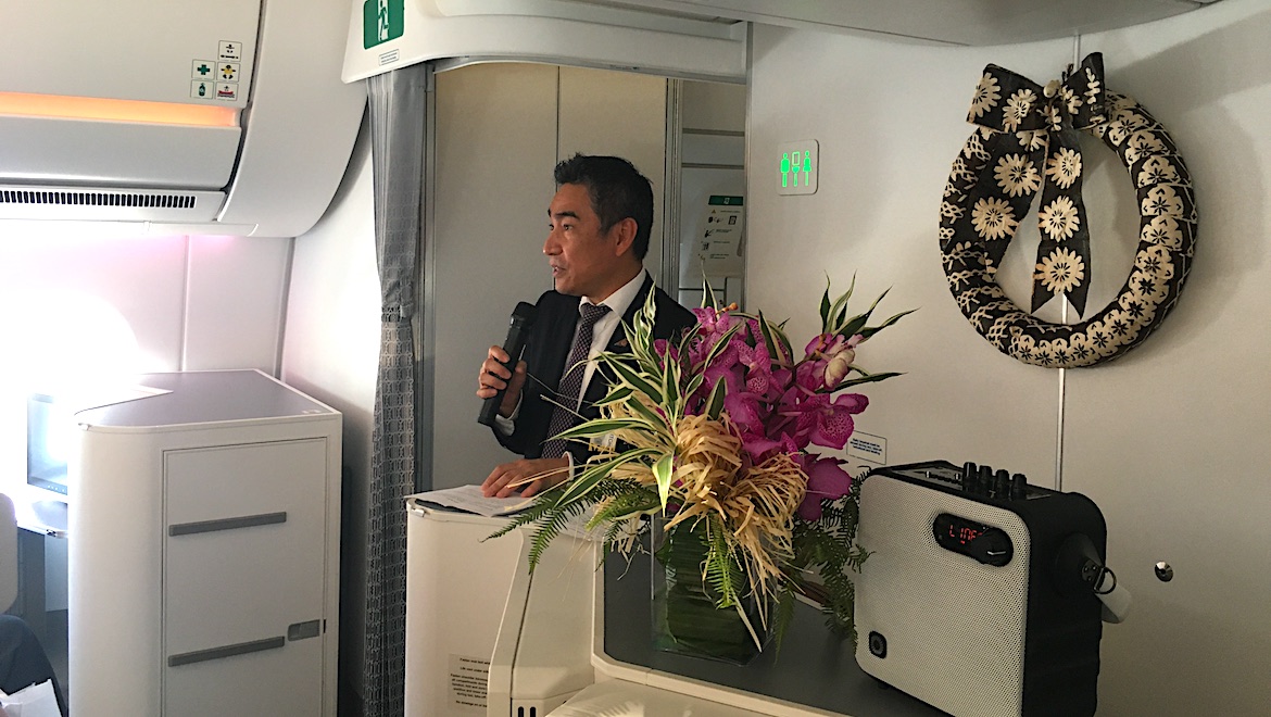 Fiji Airways head of global sales and distribution Lee Poh Kait. (Jordan Chong)