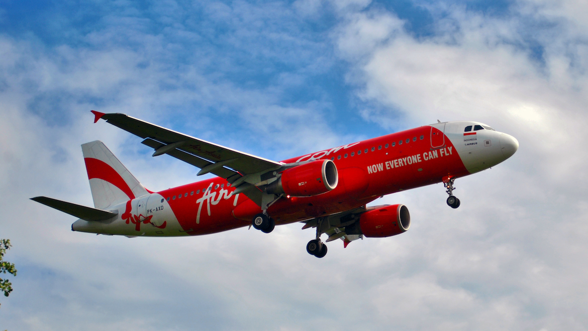 A file image of Indonesia AirAsia Airbus A320 PK-AXD. (Wikimedia Commons/Sabung.hamster)