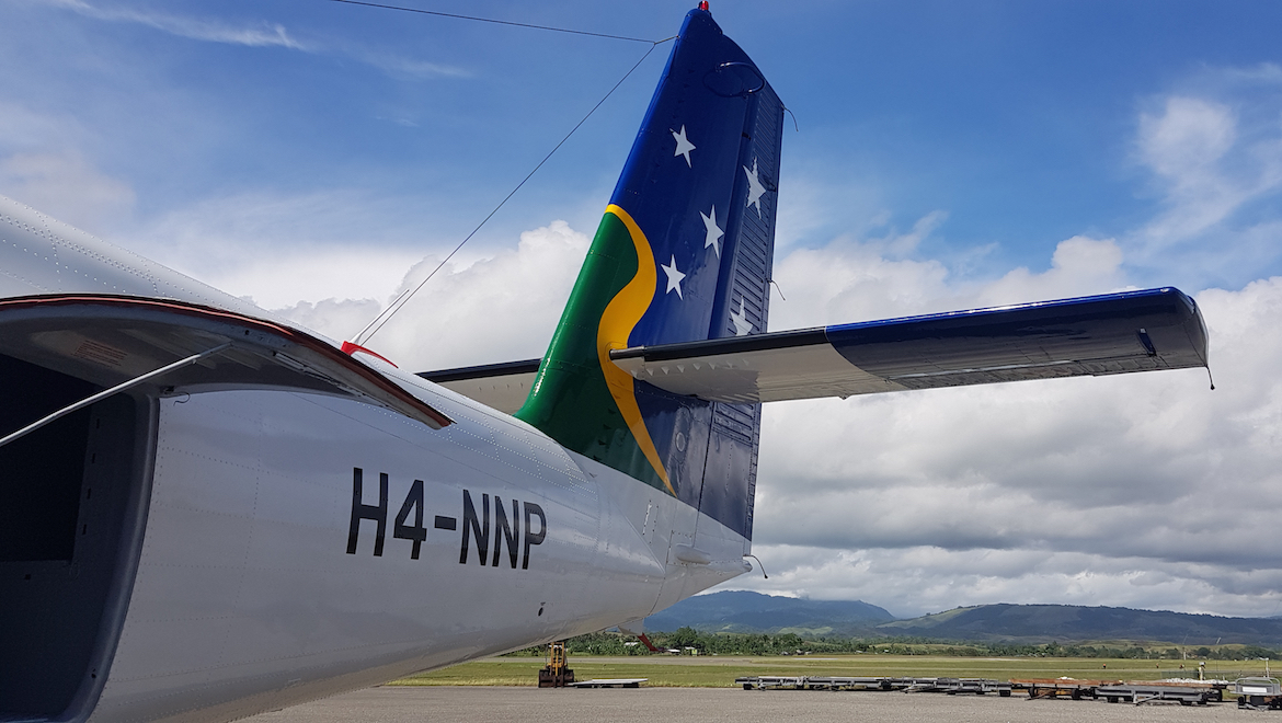 A supplied image of Solomon Airlines de Havilland Canada DHC-6-300 Twin Otter H4-NNP. (Solomon Airlines)