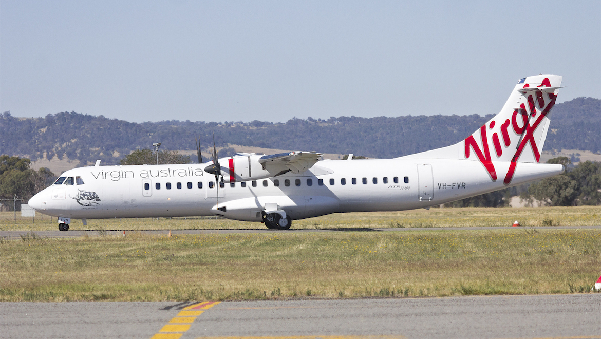 The ATSB is investigating a near collision involving Virgin Australia ATR 72-600 VH-FVR and a Piper PA-28 light aircraft. (Wikimedia Commons/Bidgee)
