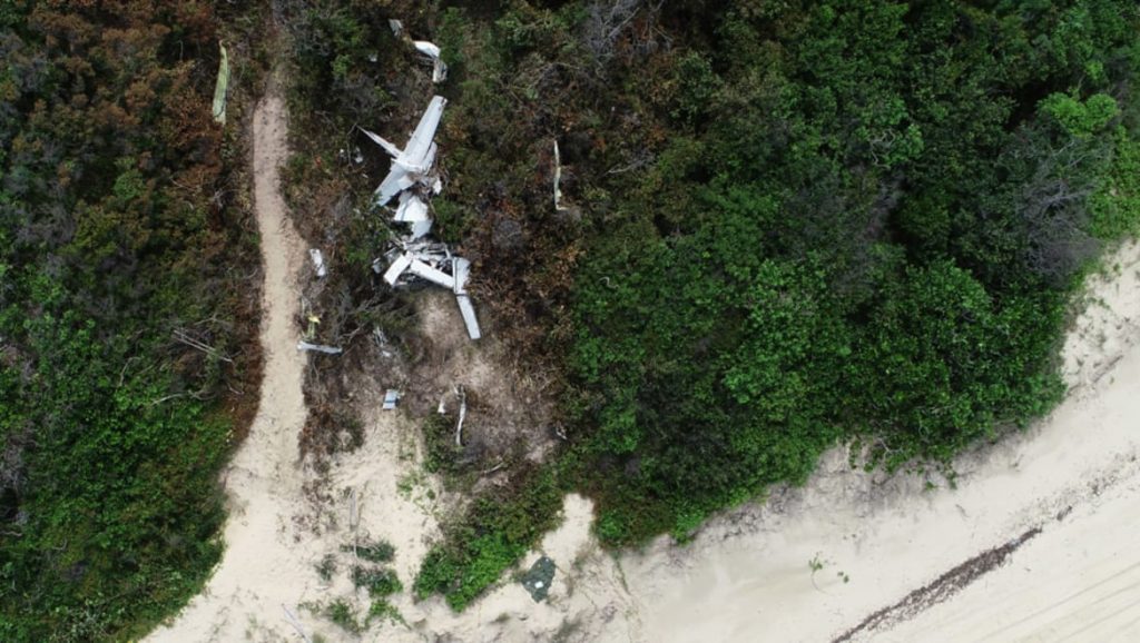 Cessna Lockhart crash site ATSB