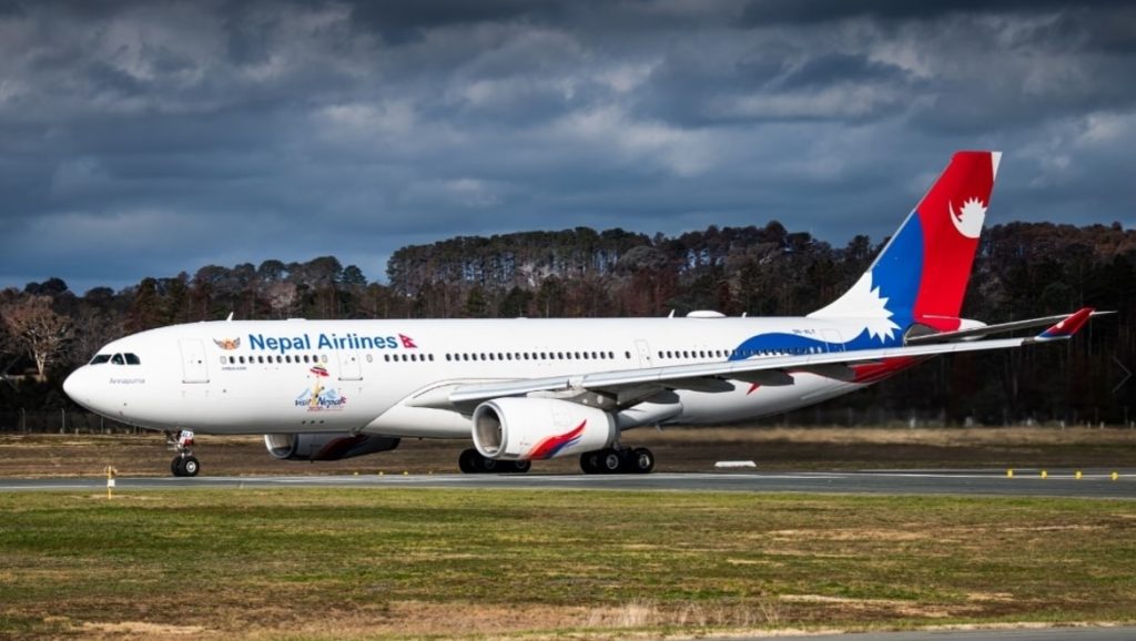 Nepal Airlines A330-243 Canberra 1