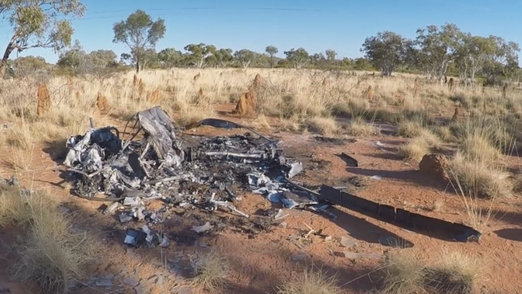 VH-HGU accident site R22 crash Queensland 2017 Brent Acton
