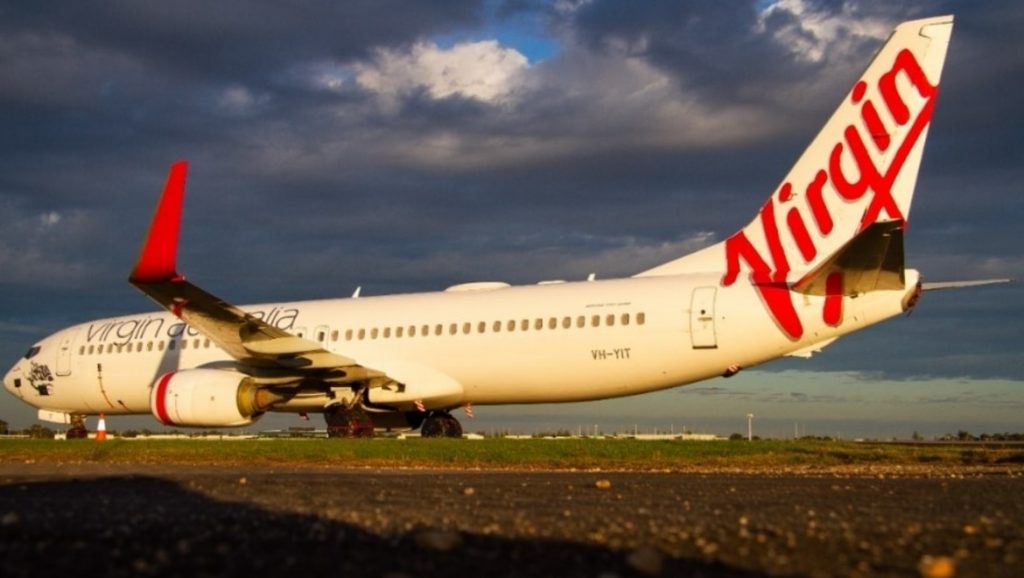 Virgin Australia VH-YIT in storage at Adelaide Airport (Noah Pitkin)