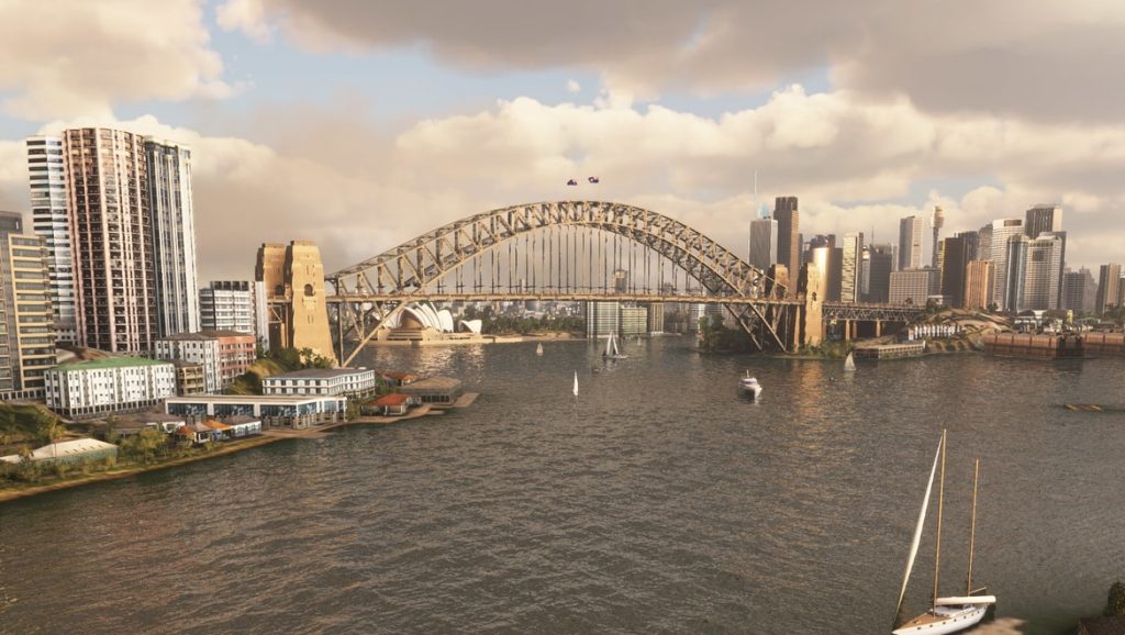 Sydney Harbour BridgeMicrosft Flight Simulator