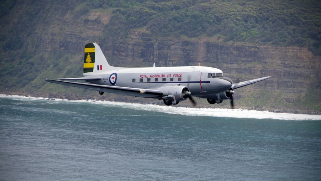 HARS' DC-3 in traditional RAAF livery (Mark Keech)