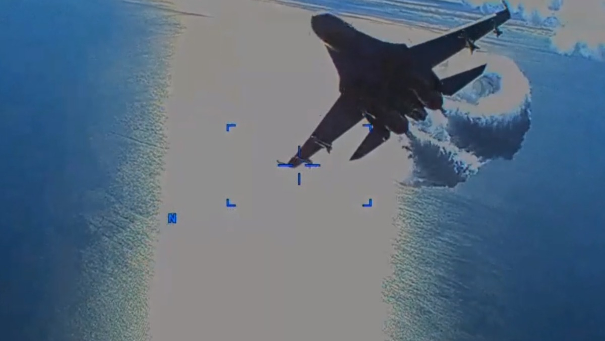 Video: Watch as Russian fighter intercepts US Reaper drone
