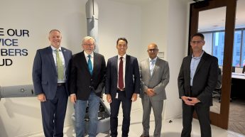 Former PM Rudd tours aerial drone headquarters of Shield AI